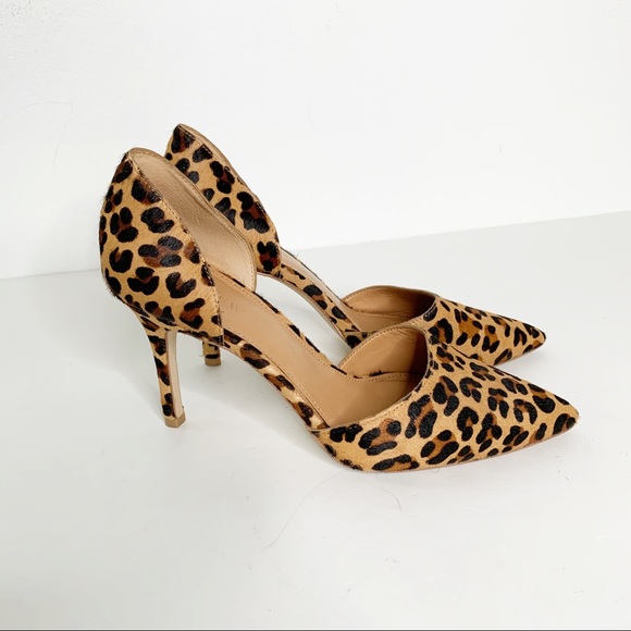 J. Crew Shoes - J. Crew Lana D’Orsay Leopard Calf Hair Pumps